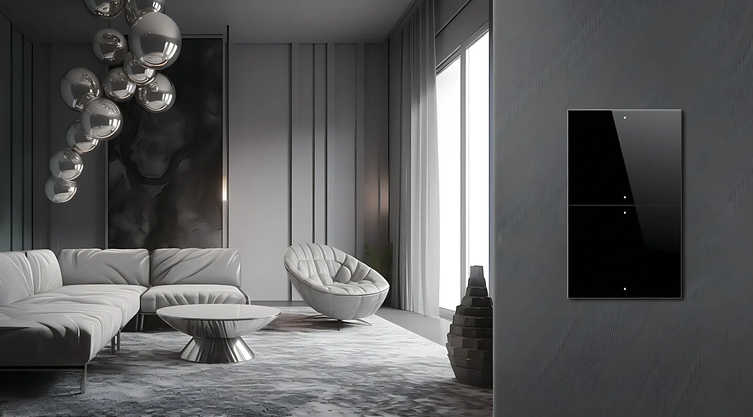Faisalabad living room feature wall
