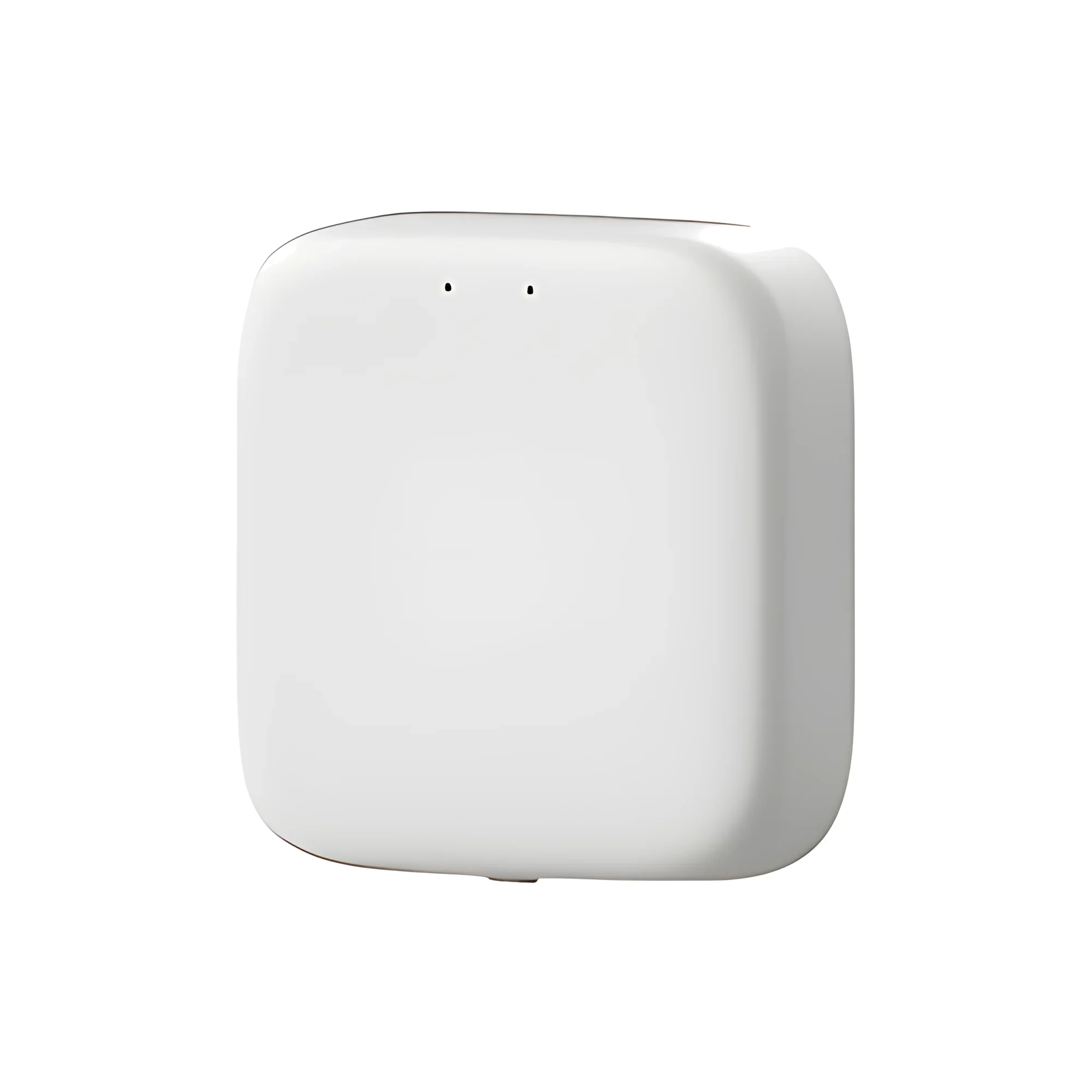 Small white wireless radio hub