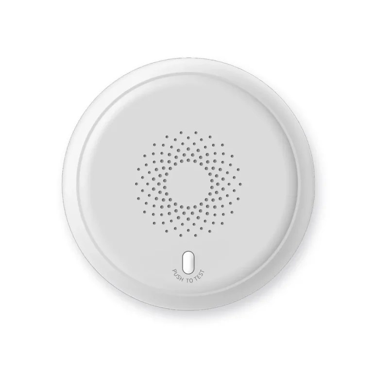 White smoke detector
